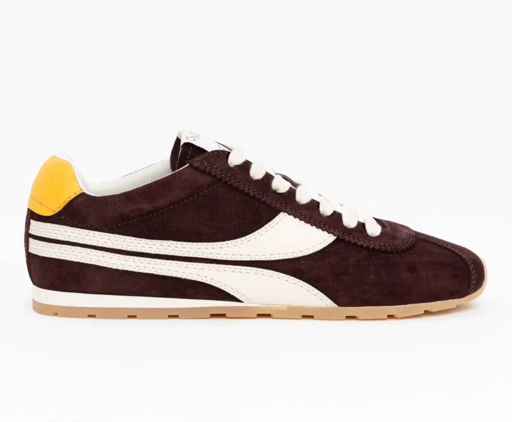 NEW ONCEPT women's essex sneaker in burgundy